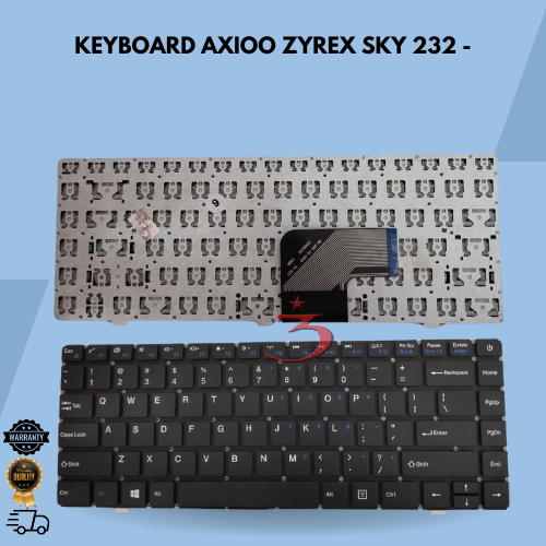 KEYBOARD AXIOO ZYREX SKY 232 - BLACK