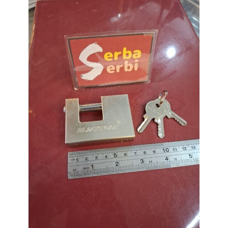 (70MM SAMPING GEMBOK) Rectangular padlock perangkat pintu