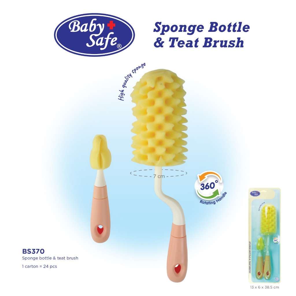 Babysafe Sikat Botol Sponge BS370