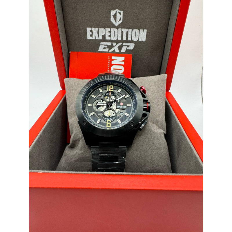 EXPEDITION E6697MC LEATHER JAM TANGAN PRIA ORIGINAL