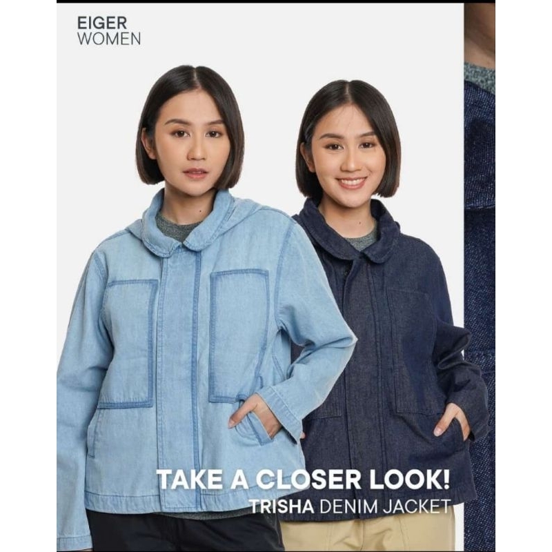 EIGER ORIGINAL WS TRISHA DENIM JACKET (9495)