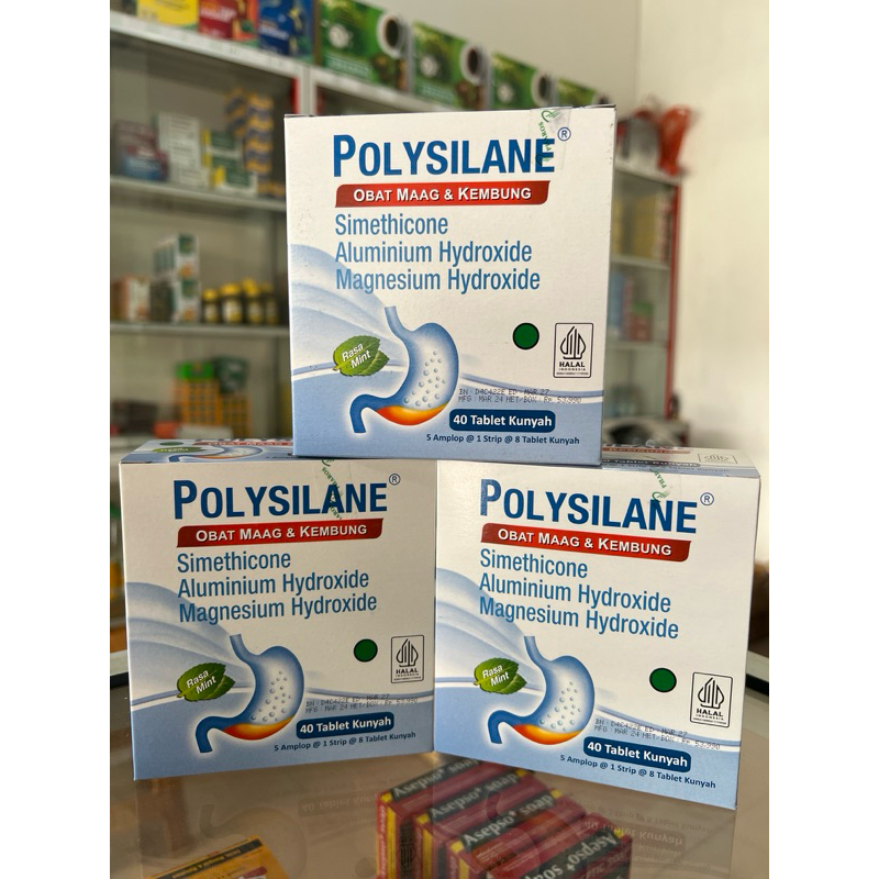 POLYSILANE Tablet 1box isi 5strip(@40)
