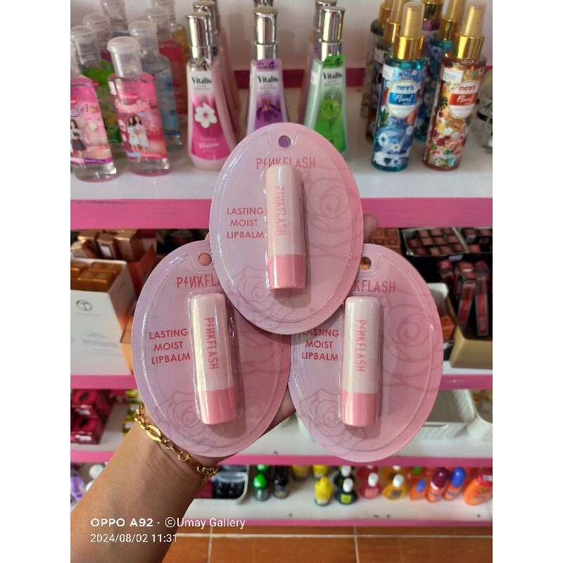 Pinkflash lasting moist lip balm