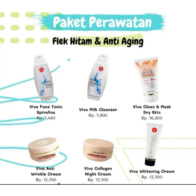 PAKET PERAWATAN FLEK HITAM & ANTI AGING