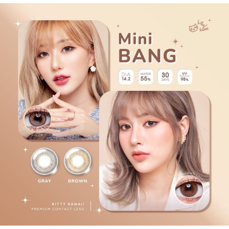 Softlens Kitty Kawaii Mini Bang (Normal)