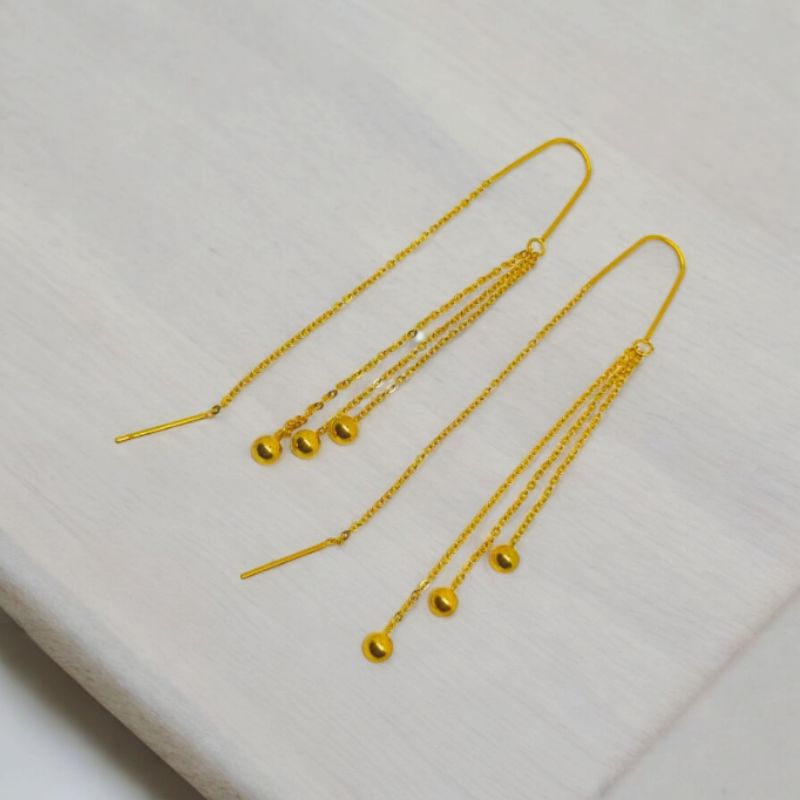 anting model boba 3 bahan titanium