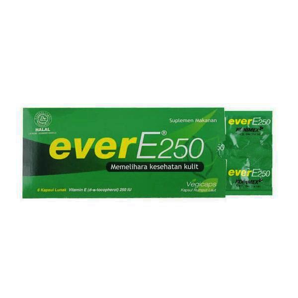 EVER E STRIP 6 KAPSUL Suplemen Vitamin E 250IU