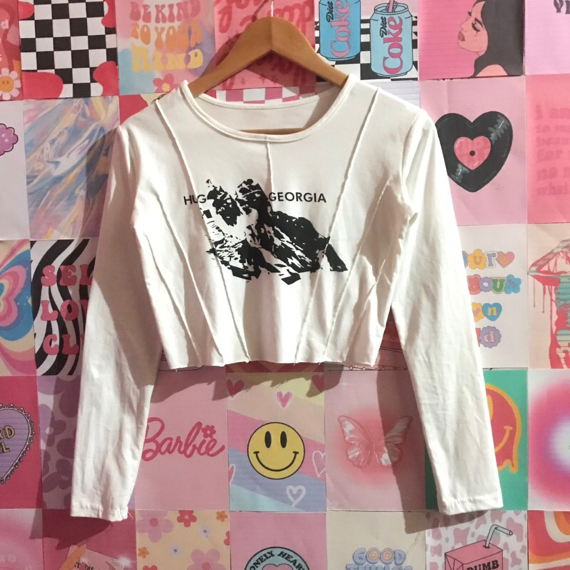 Atasan Crop Skena