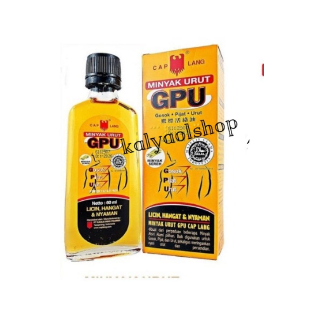 Minyak Urut GPU 30 & 60 ml