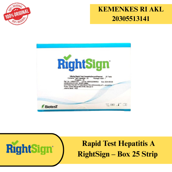 Rapid Test Hepatitis A RightSign – Box 25 Strip
