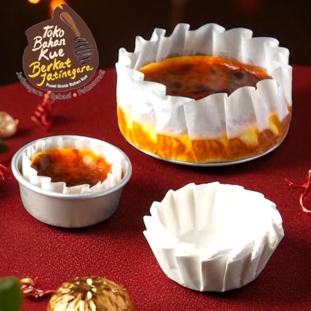 BAKING PAPER BASQUE CHEESE CAKE ISI 10 PCS / BAKING PAPER