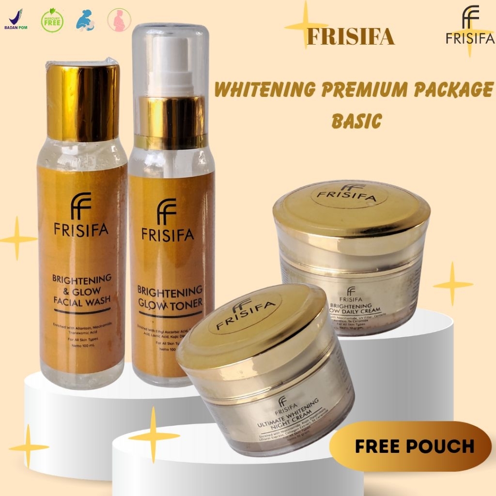 FRISIFA WHITENING PREMIUM PACKAGE BASIC ( SKINCARE BPOM)