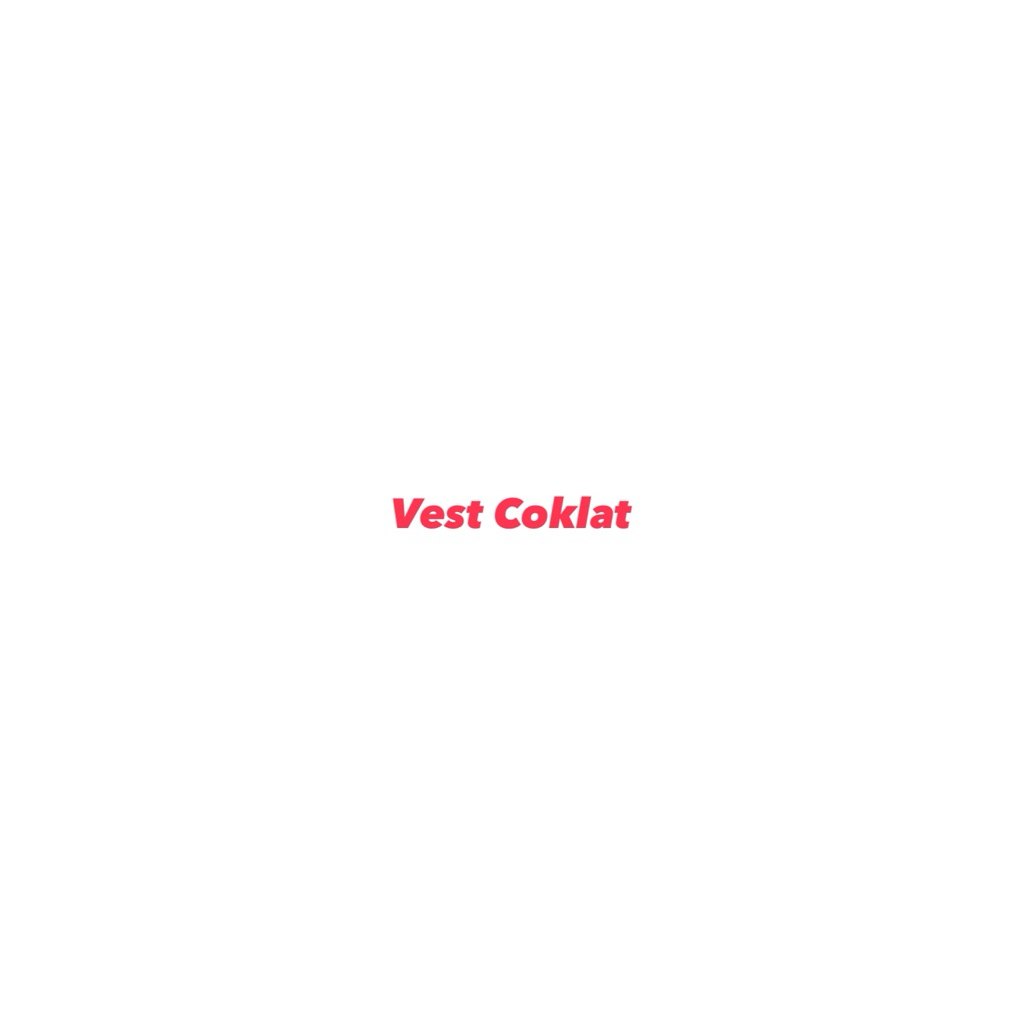 Vest Coklat