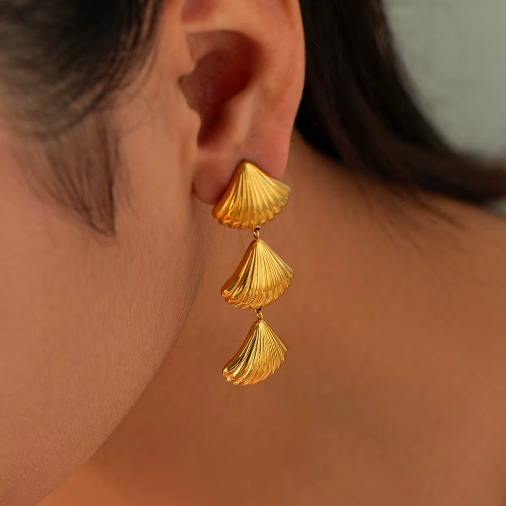 Shell Drop Ocean Collection Earrings Shell Drop Ocean Anting