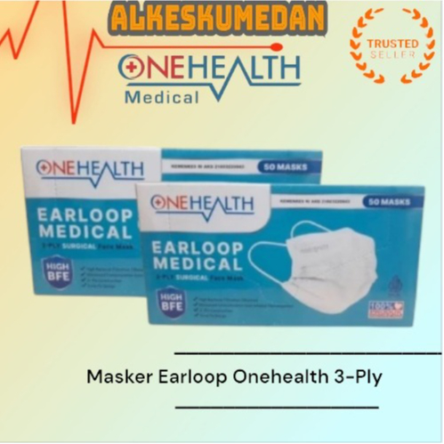 MASKER SURGICAL EARLOOP ONEHEALTH BOX
