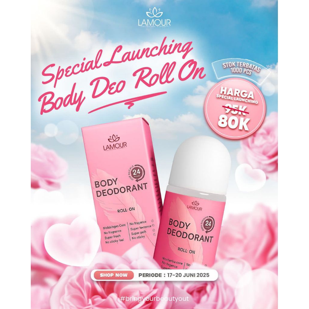 BODY DEODORANT ROLL ON by LAMOUR