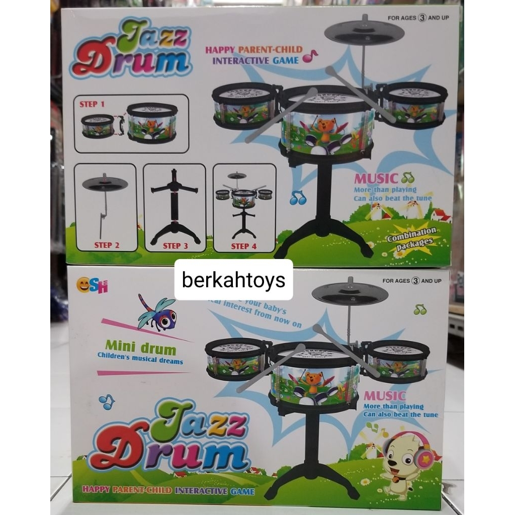 sh 1231 mainan jazz drum