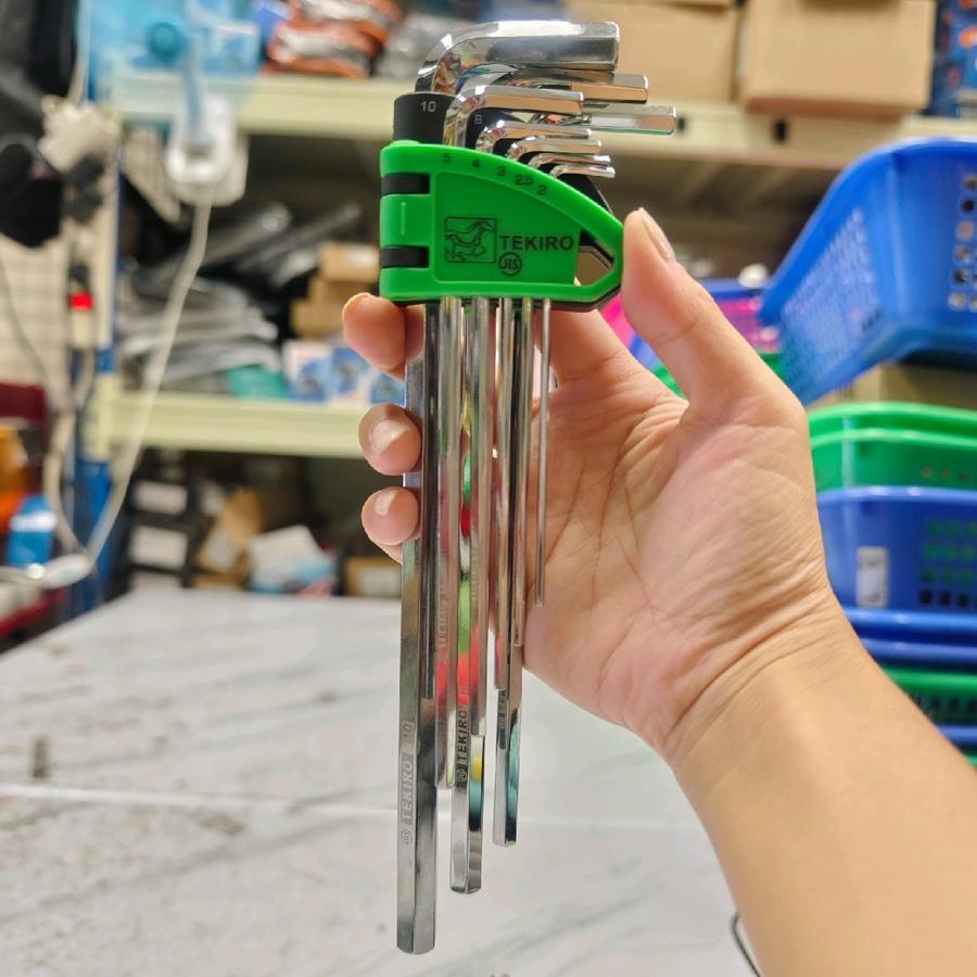 Kunci L Hex Tekiro 8pcs Hexagonal 2-10mm