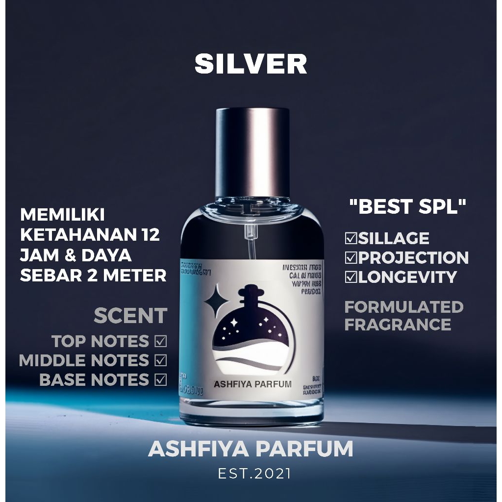Inspired Parfum Silver 35ml Premium