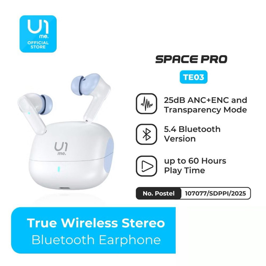 Earphone wirelles U1me TE03