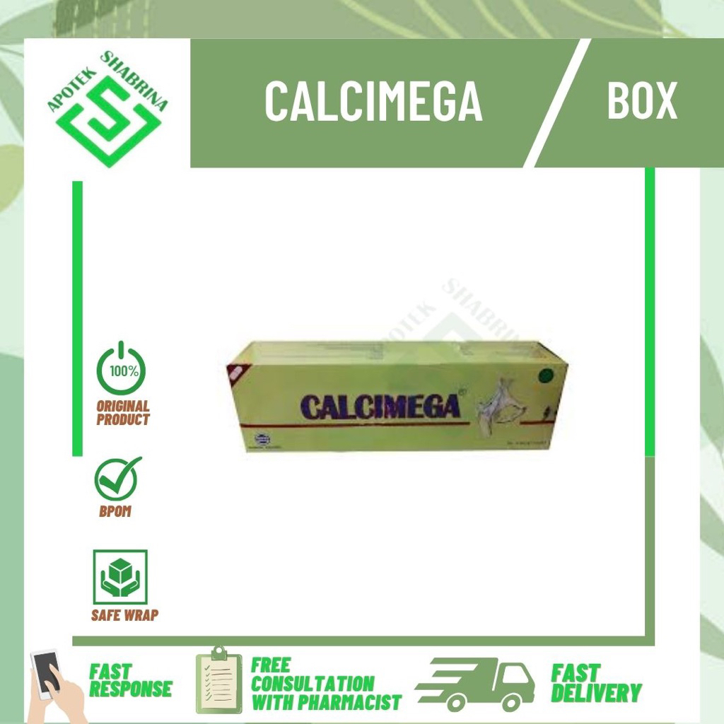 Calcimega/Box/Suplemen makanan