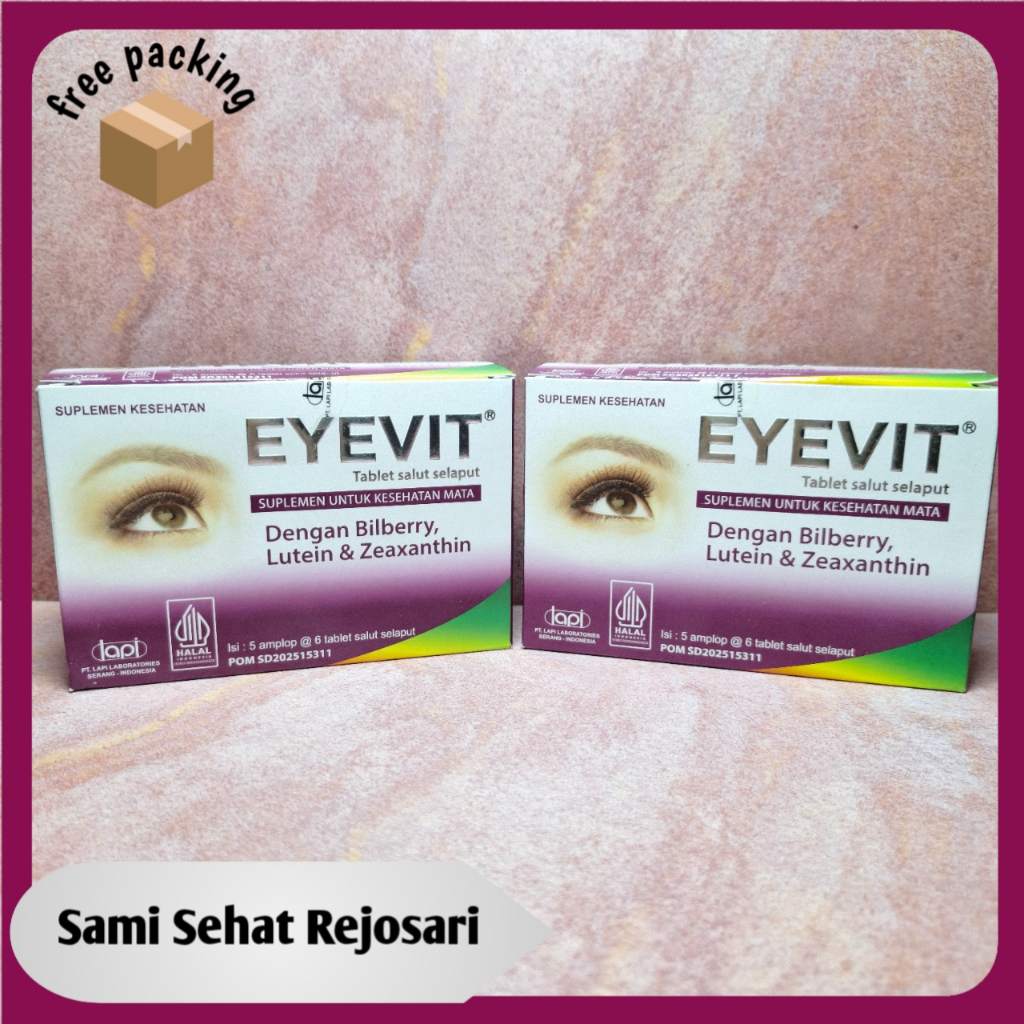 2 BOX EYEVIT ISI 60 TABLET SALUT SELAPUT