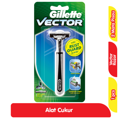 Gillette Vector Alat Cukur 1 pcs