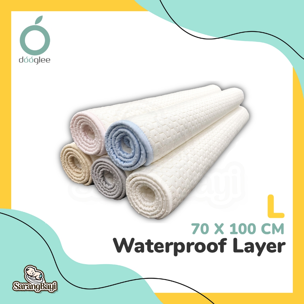 Dooglee Waterproof Layer Size L / Perlak Bayi Large
