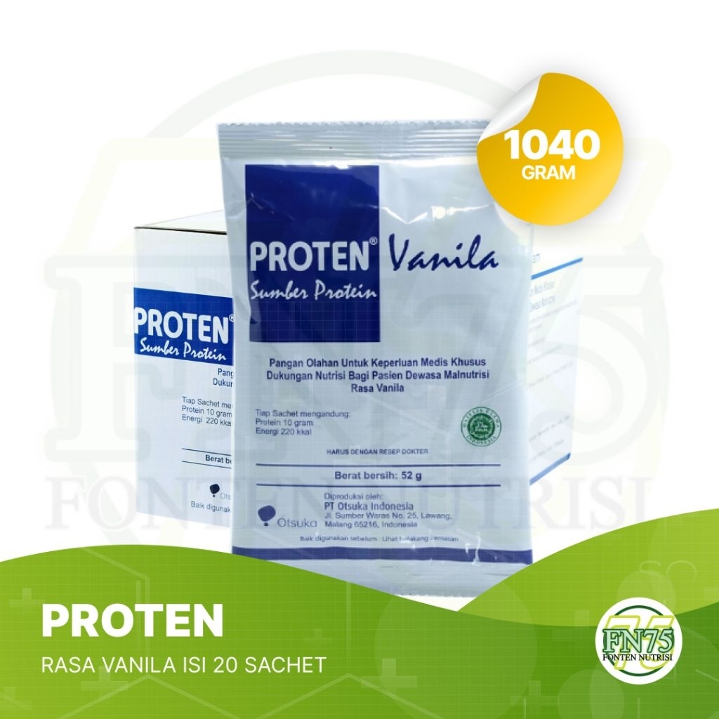 PROTEN RASA VANILA ISI 20 SACHET