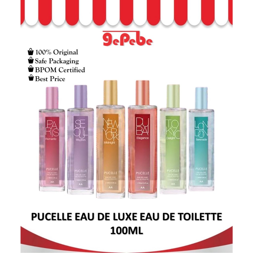 Pucelle Eau de Luxe Eau de Toilette 100ml