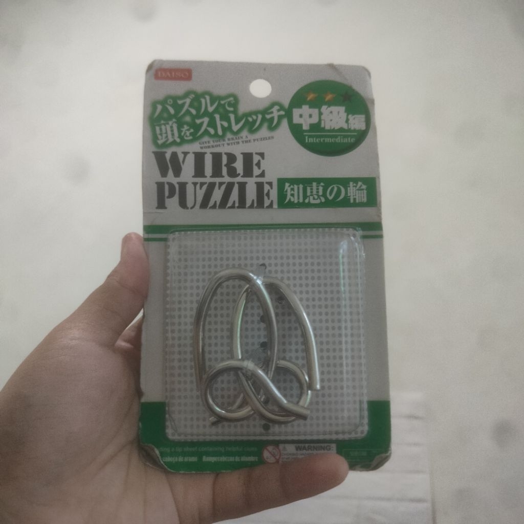 DAISO Wire Puzzle Level Intermediate