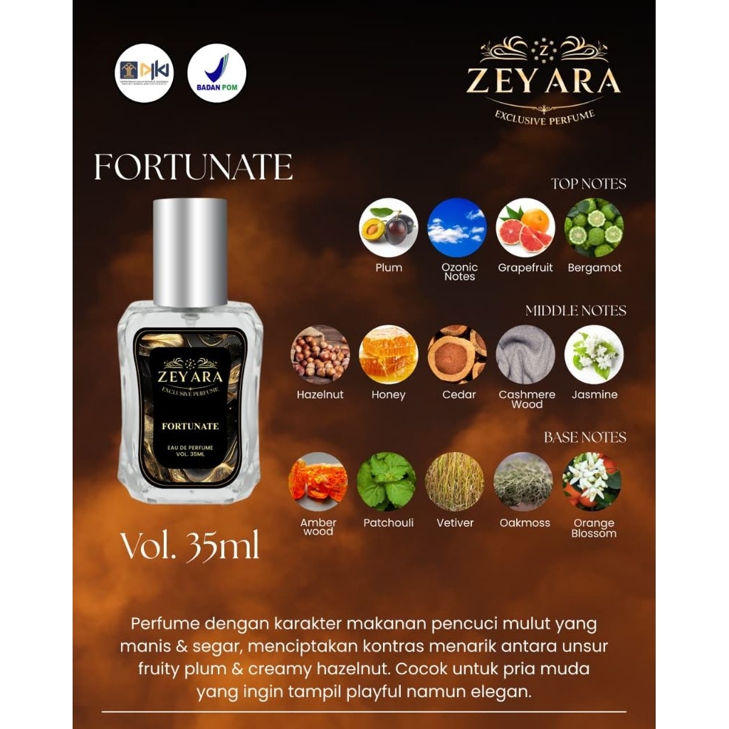 ZEYARA|Fortunate|Eau De Parfum