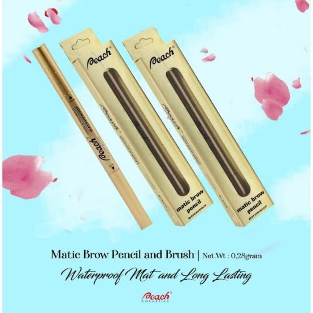 Peach Eyebrow Matic Pencil Alis Automatic - Waterproff
