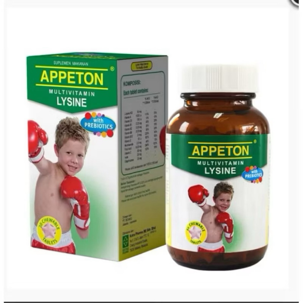 Appeton Lysine Prebiotic 60 Tablet