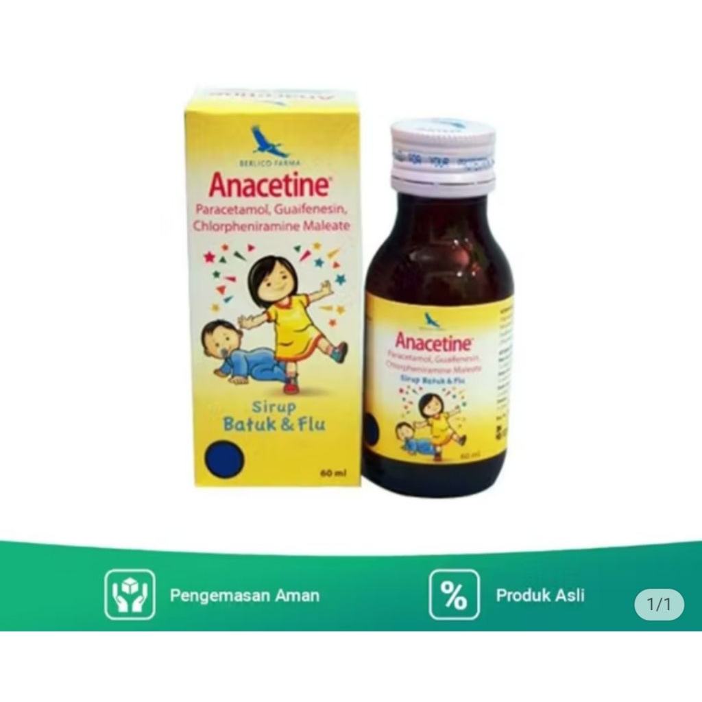 ANACETIN SIRUP 60 ML