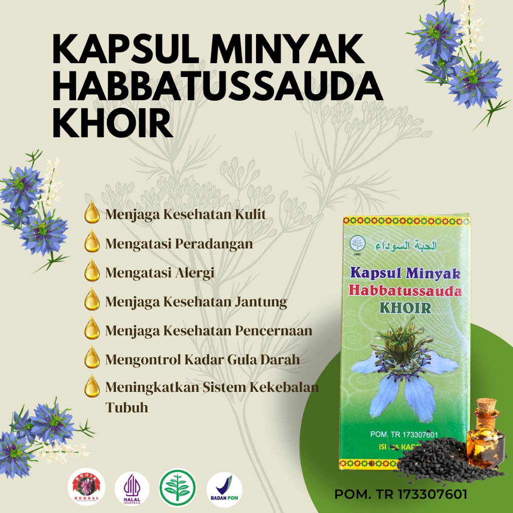 Kapsul Minyak Habatussauda