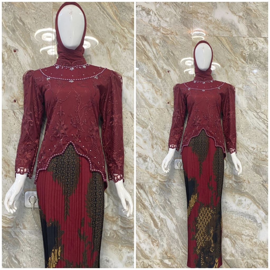 kebaya krah shanghai full puring