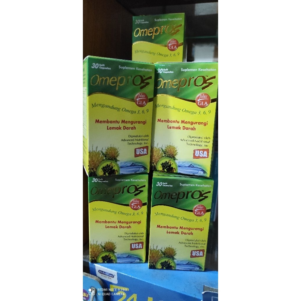 Omepros  30 CPS  Dan Mini cap 30s