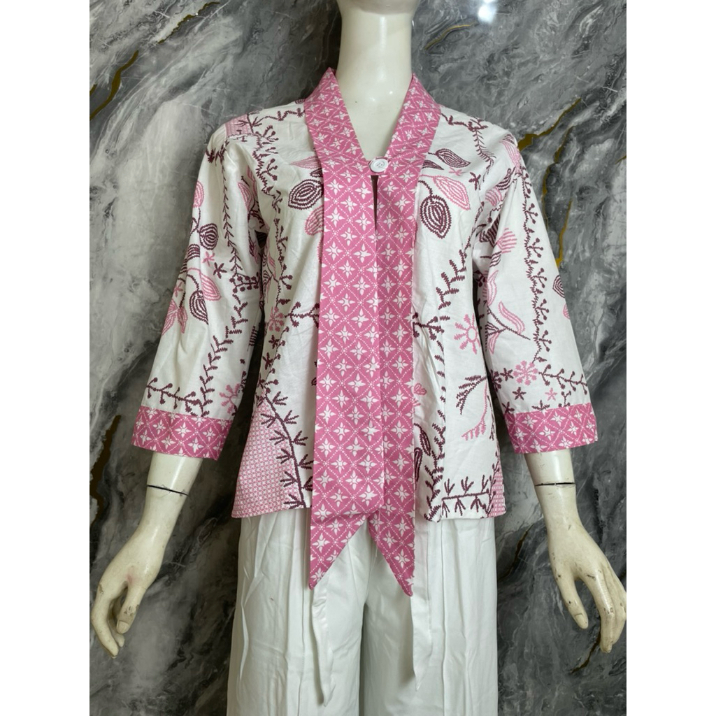 DISKON (COD) BLOUSE OUTER//BLOUSE KERJA//BLOUSE KONDANGAN//BLOUSE OUTER KANCING 1//OUTER