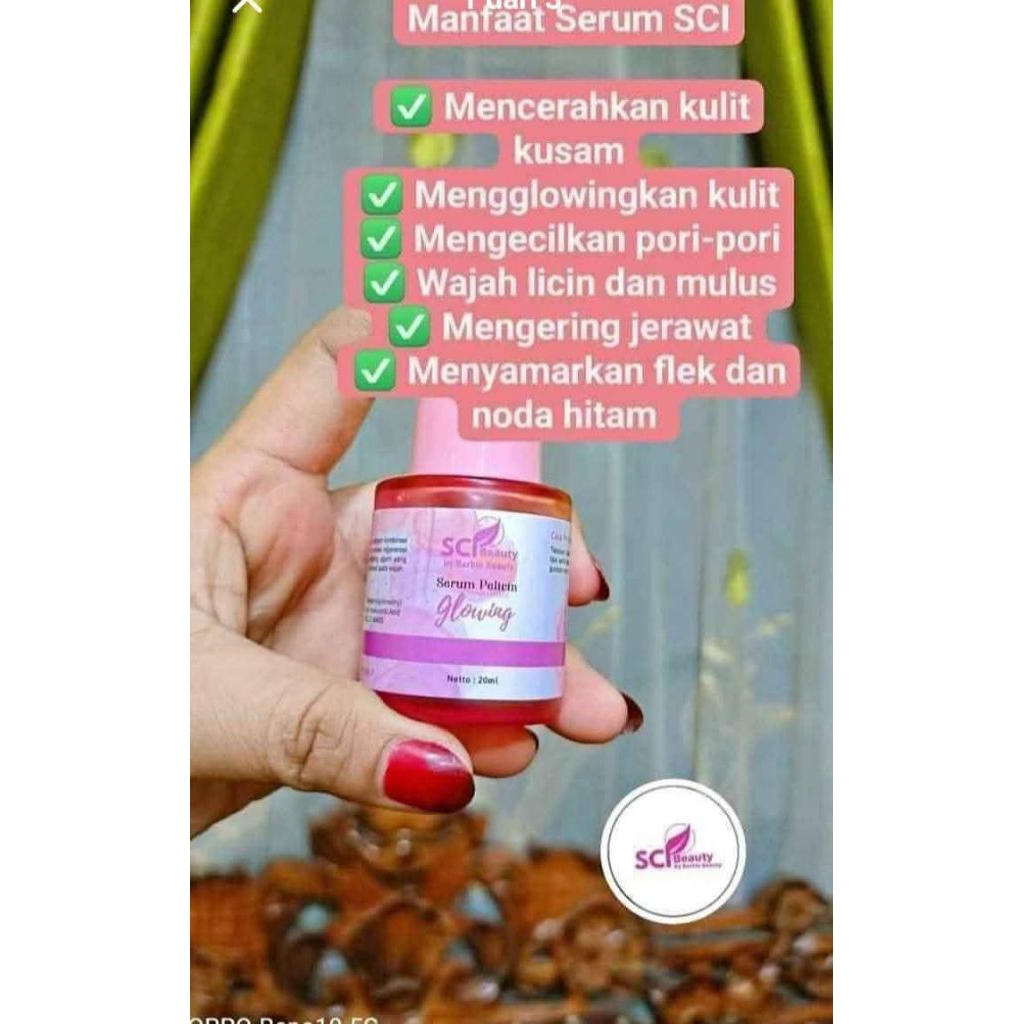 serum pelicin glowing sci bauty