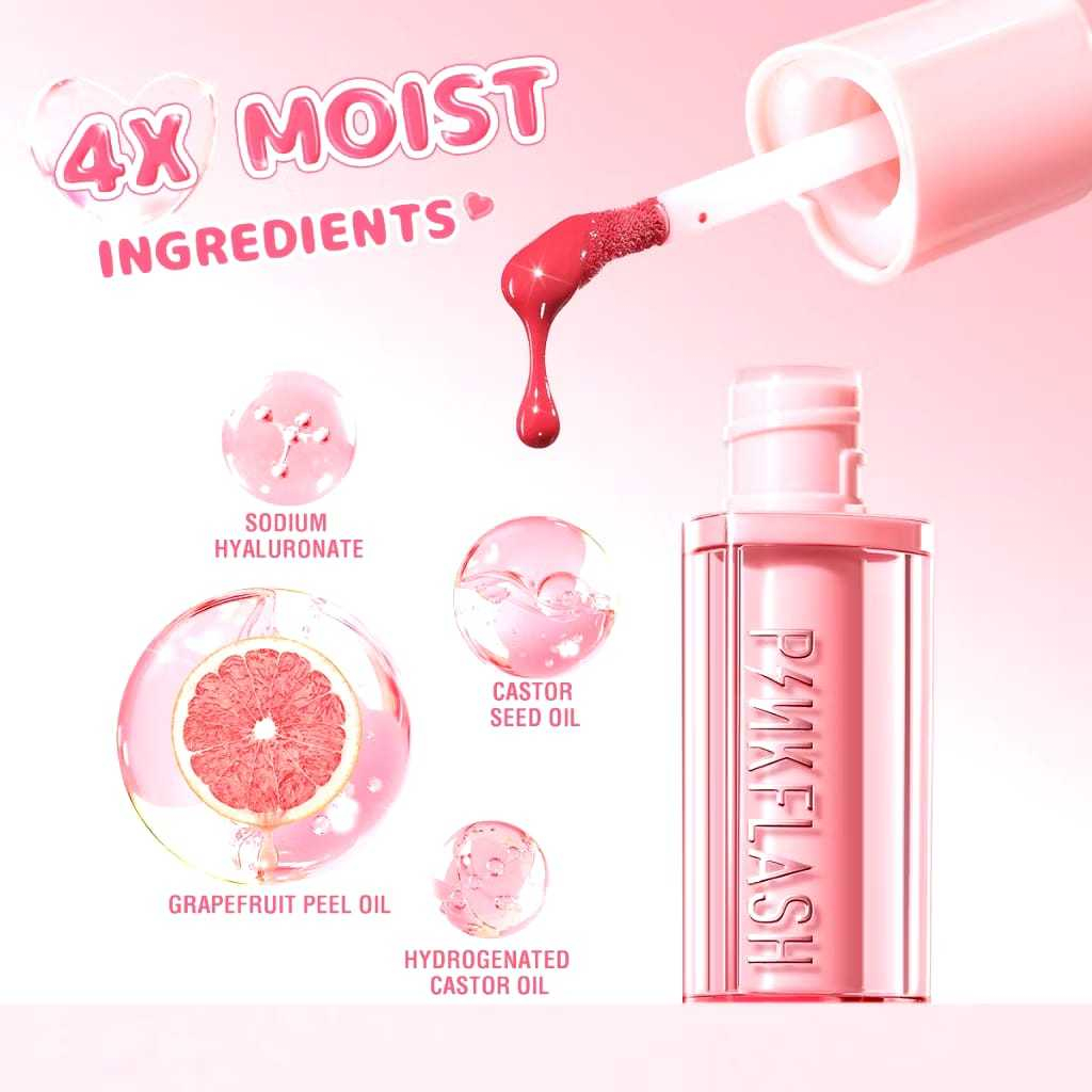 (COD)PINK FLASH TRANSFERPROOF BUBBLE GLOWY TINY