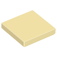Lego 3068 Tile 2 x 2 tan