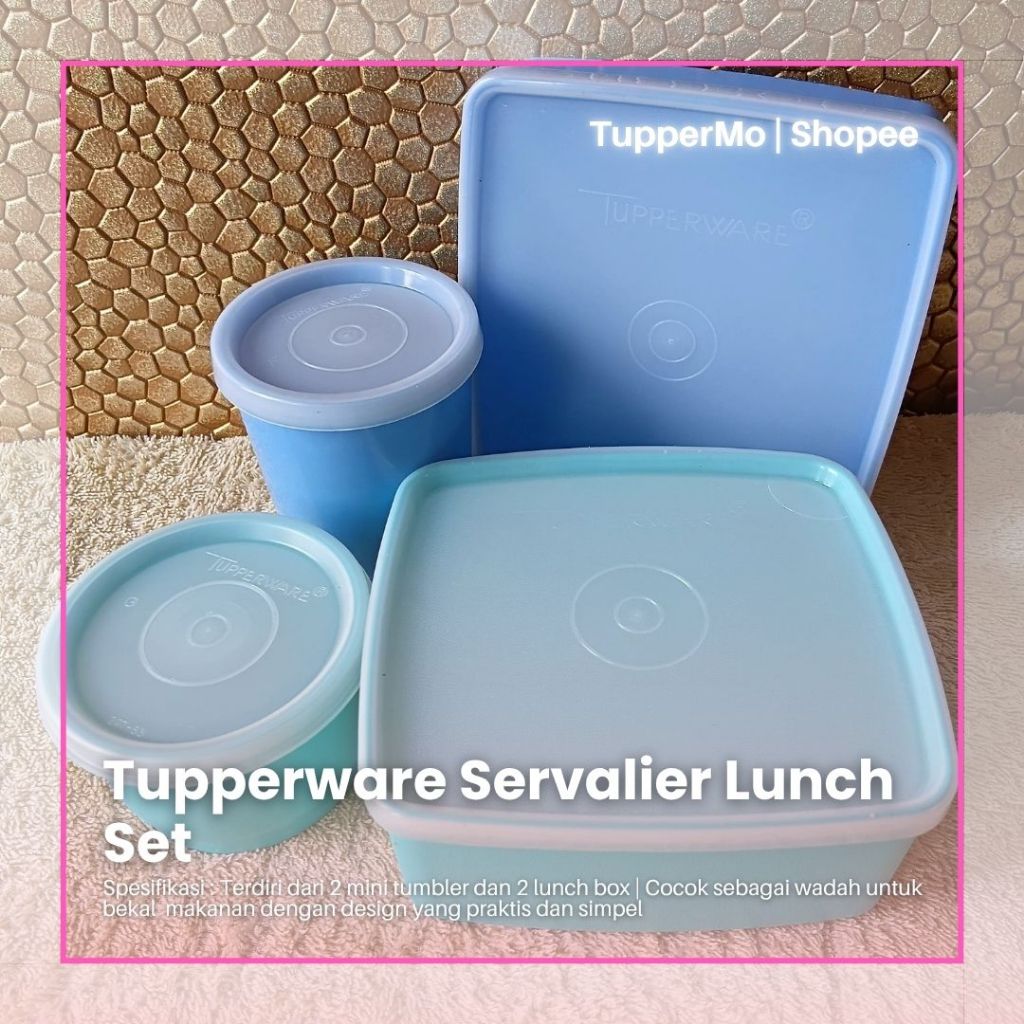 Servalier Lunch Set Tupperware Ori