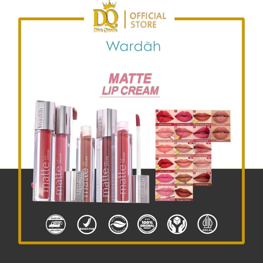 WARDAH MATTE LIP CREAM 4 GR