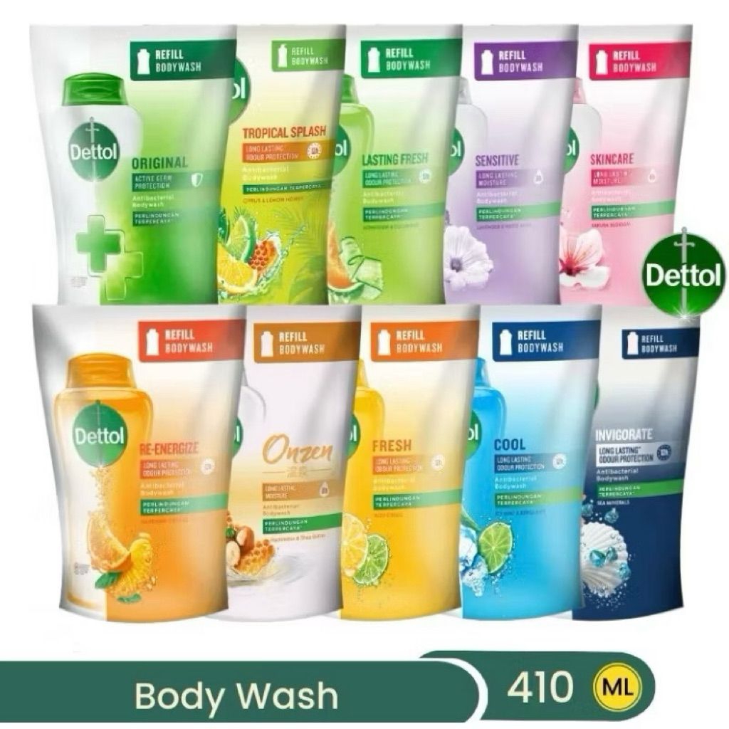 sabun dettol refil 410ml