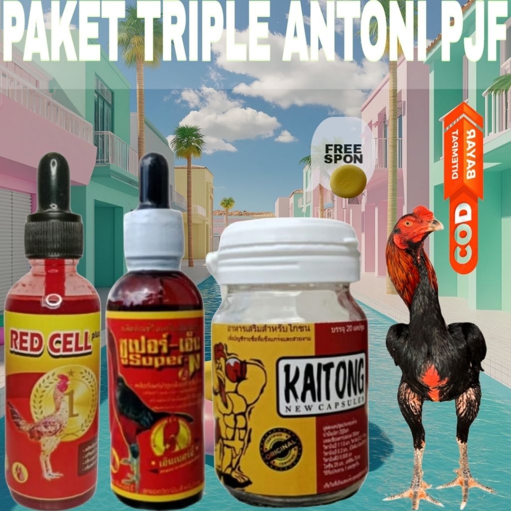 Reddcel,SuperN,Kaitong(50kapsul)Original,ImportThailand