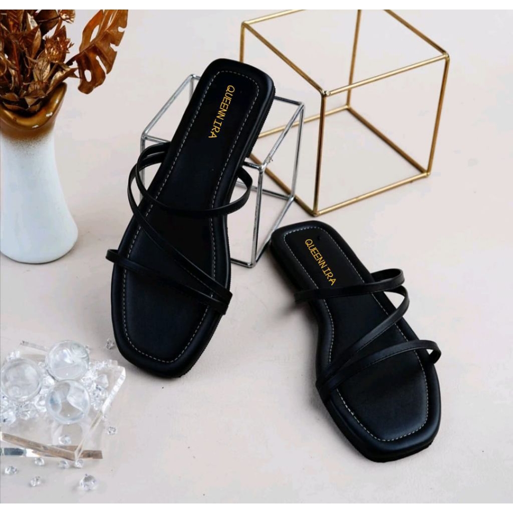 sendal flat shoes terbaru