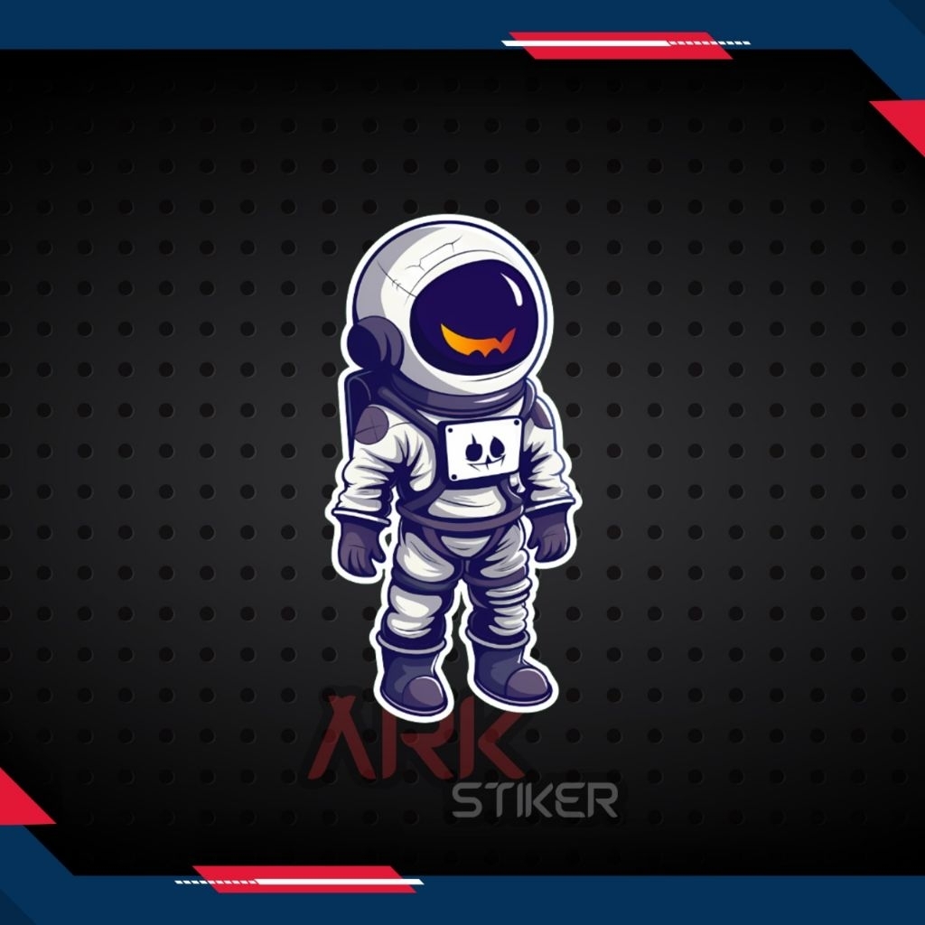 Printing Sticker Astronauts
