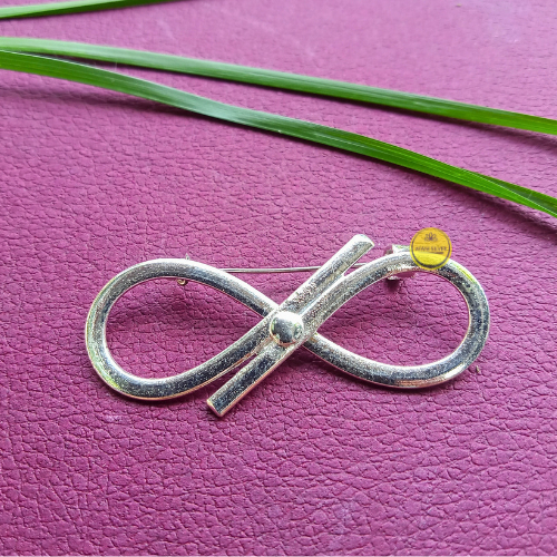 Bros Silver Motif Infinity Polos