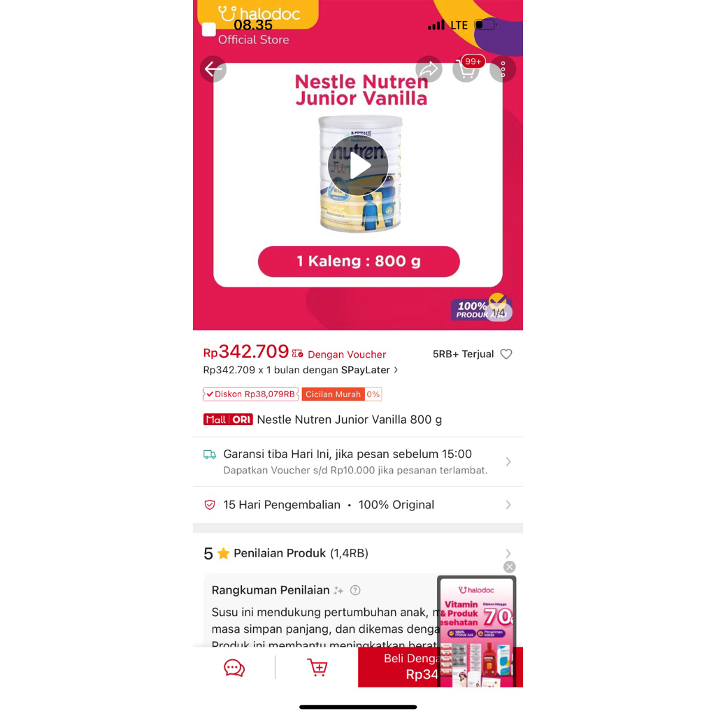full price nutren